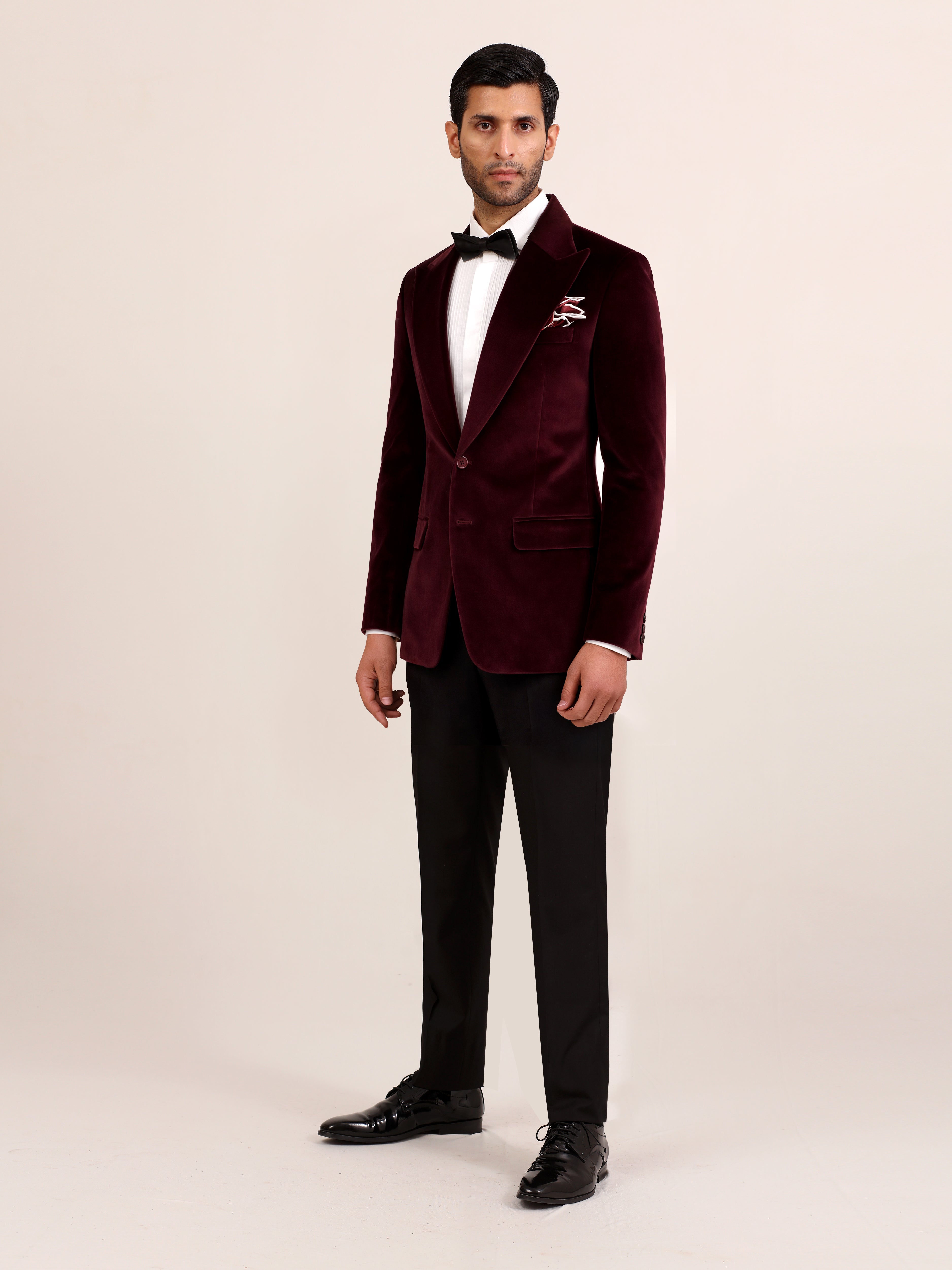 MAROON VELVET JACKET