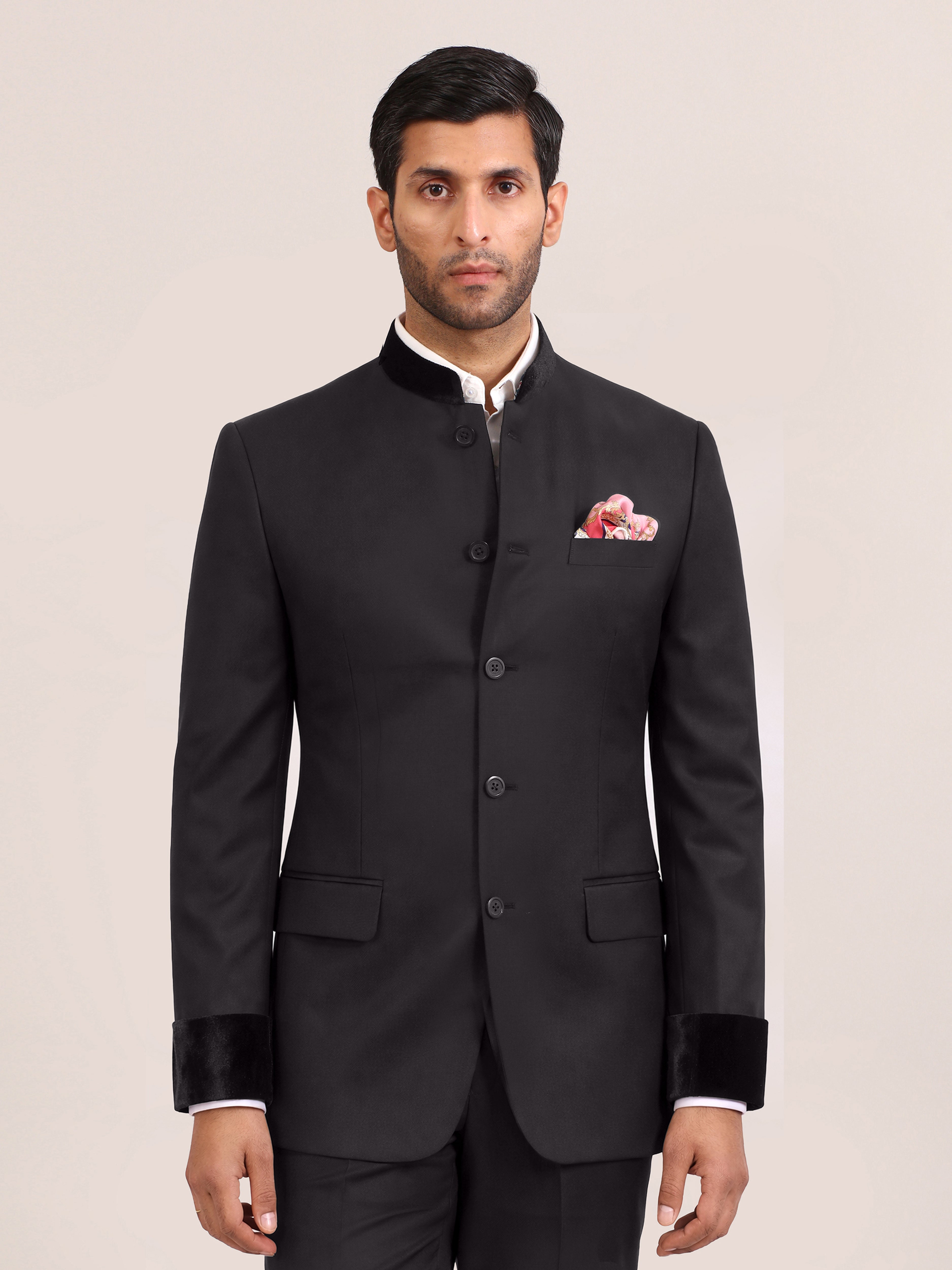 CHARCOAL BANDHGALA SUIT