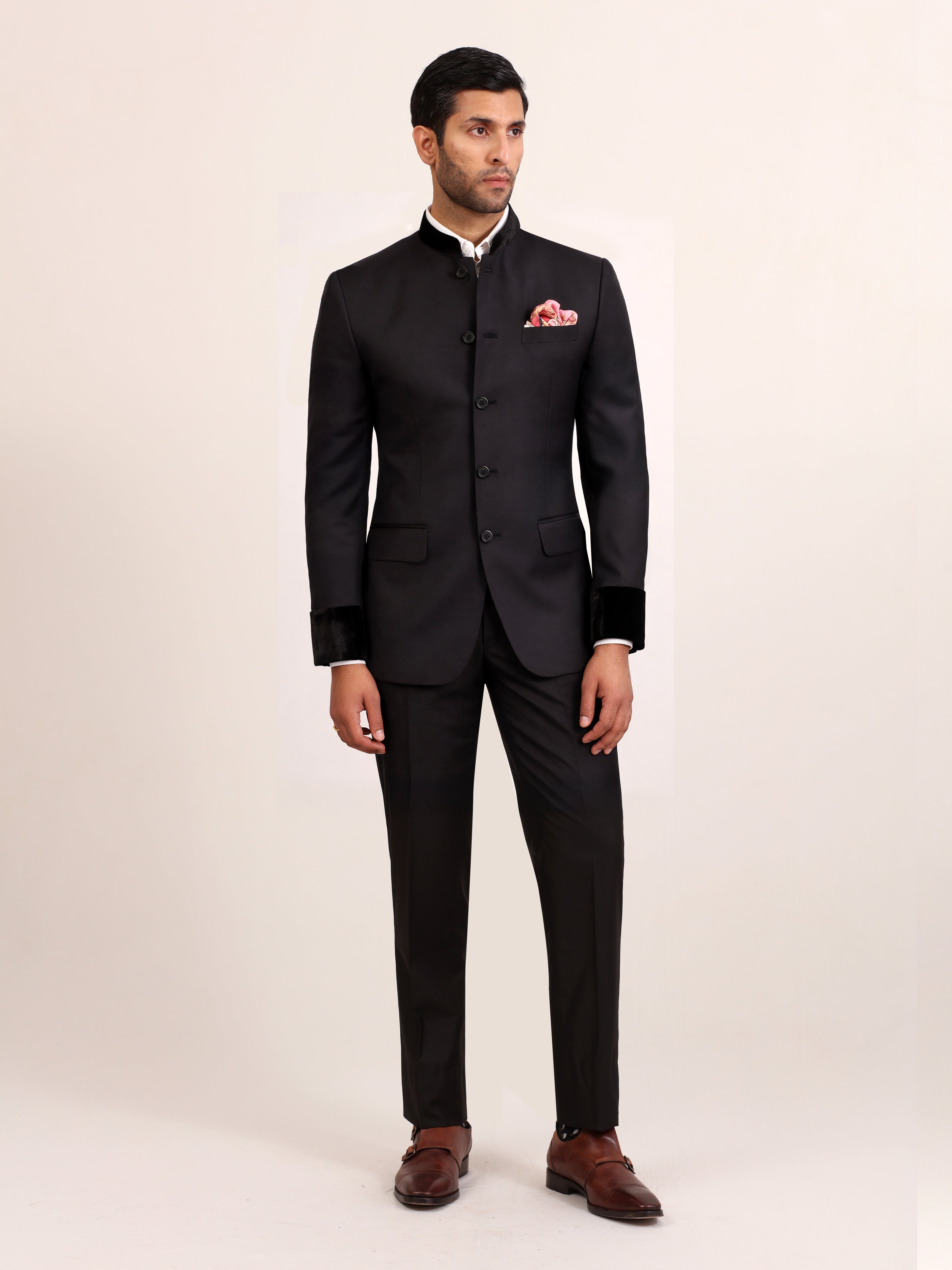 CHARCOAL BANDHGALA SUIT