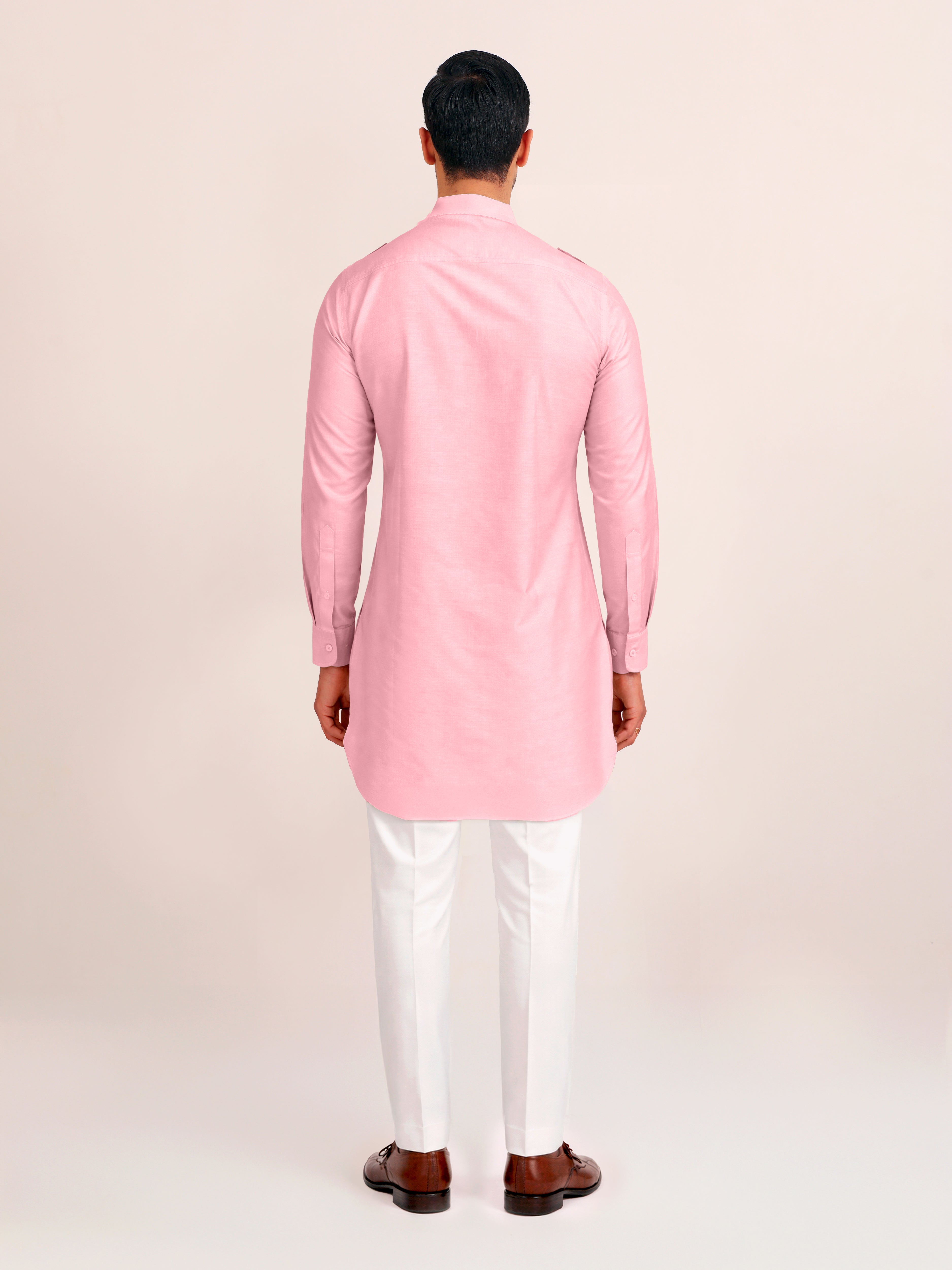 BLUSH FIELD SHORT KURTA