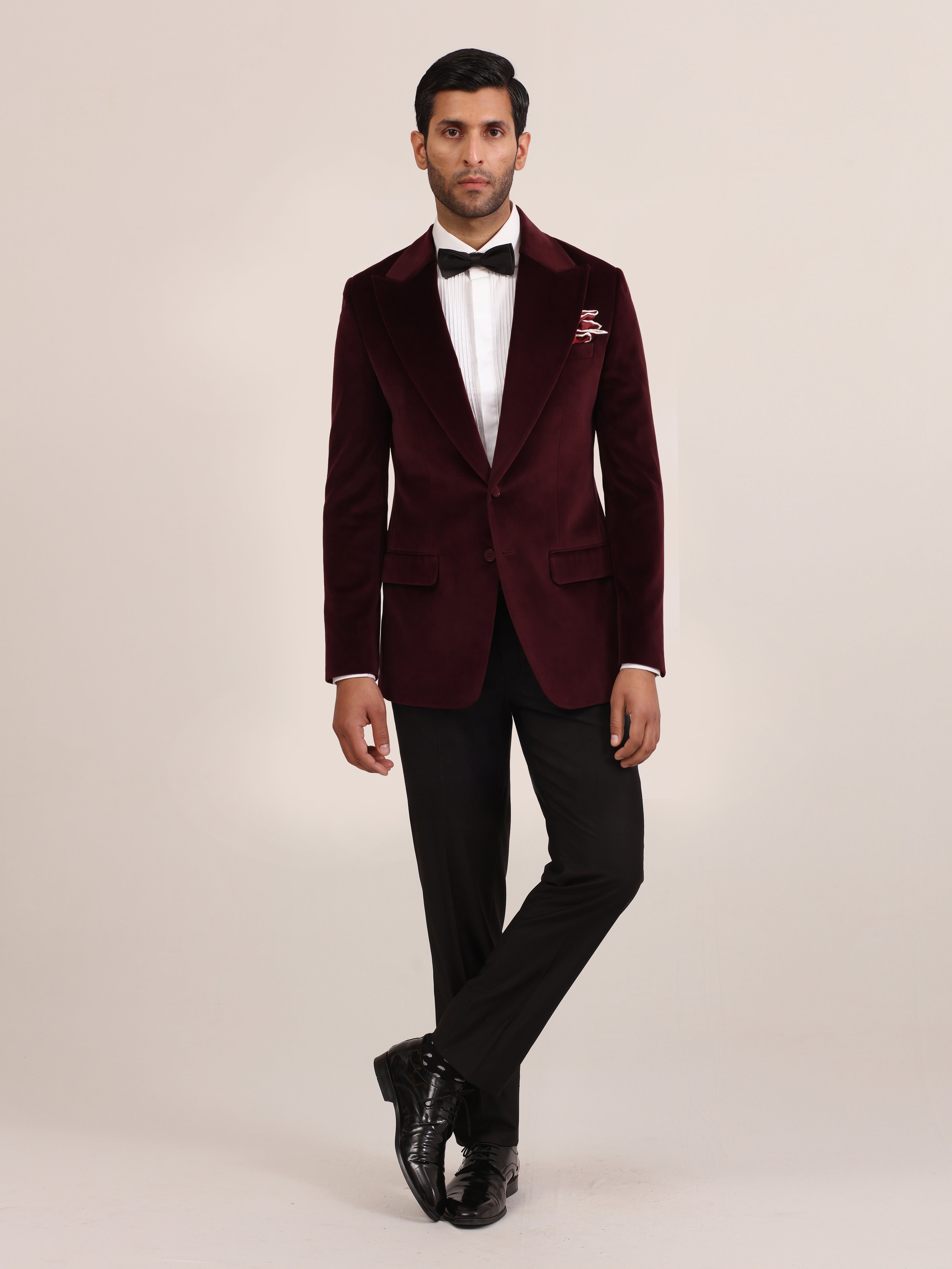 MAROON VELVET JACKET