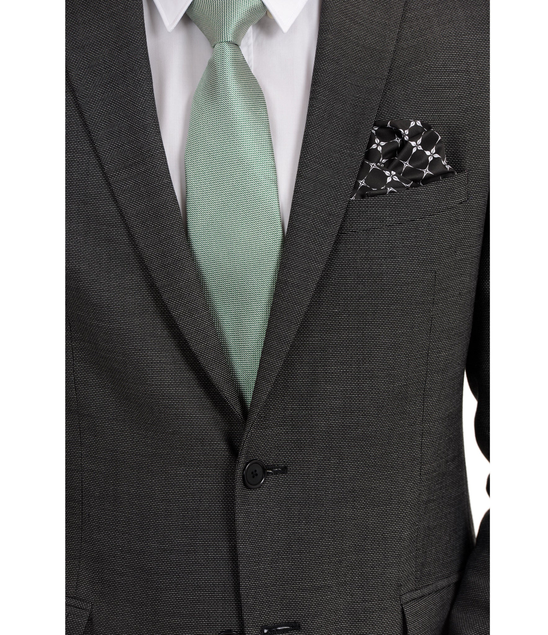 Two button tailored suit with shirt