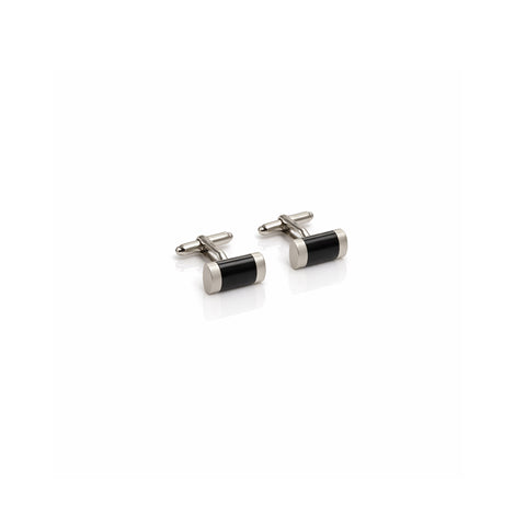 Steel Black Cufflinks