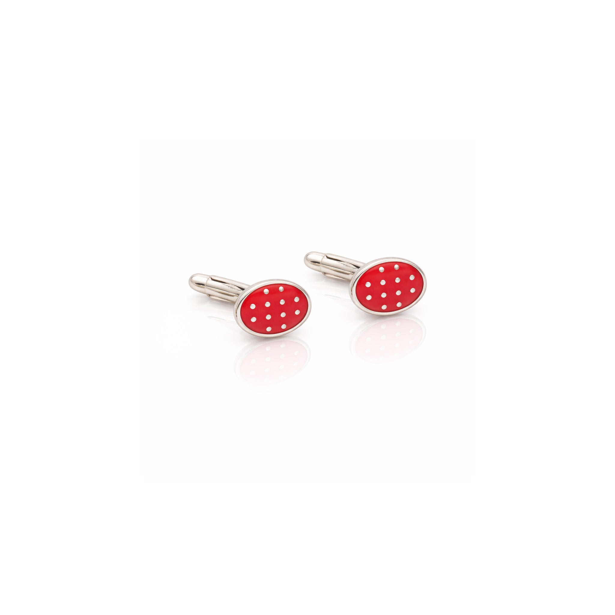 Cherry Red Cufflinks