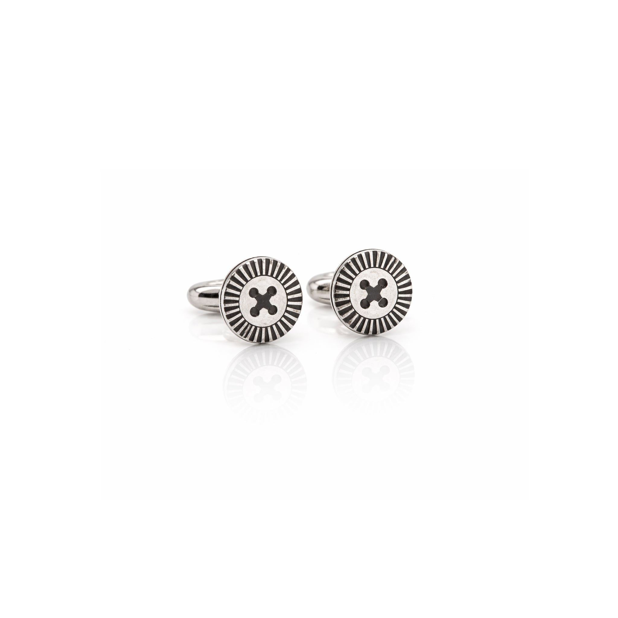 Steel Black Cufflinks