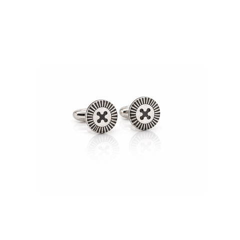 Steel Black Cufflinks