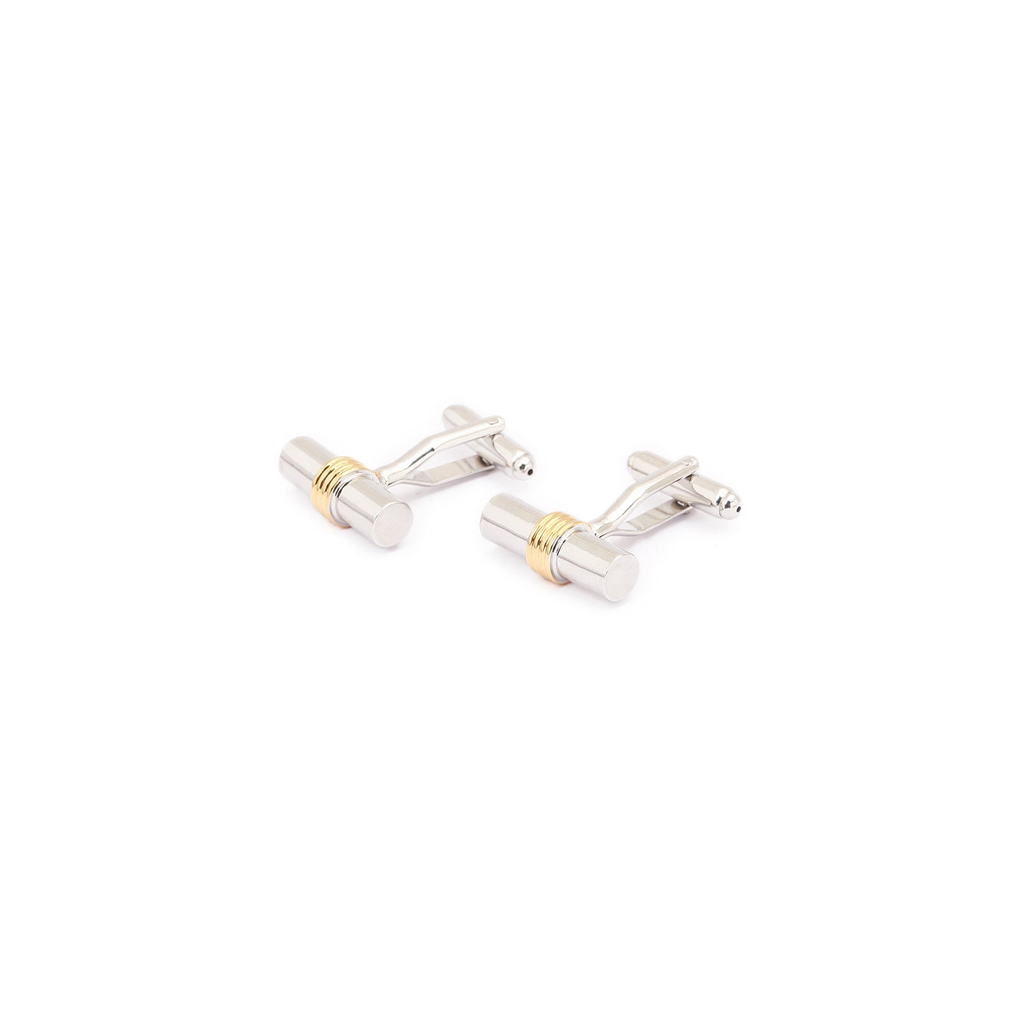 Steel Gold Cufflinks