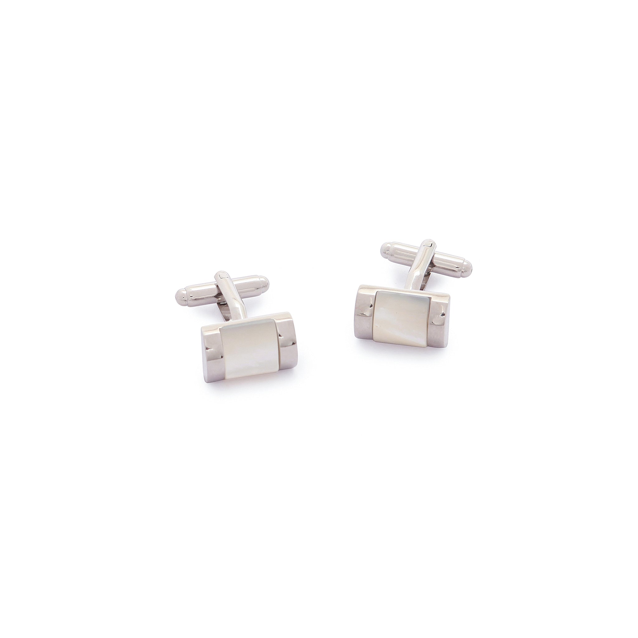 Ivory Steel Cufflink