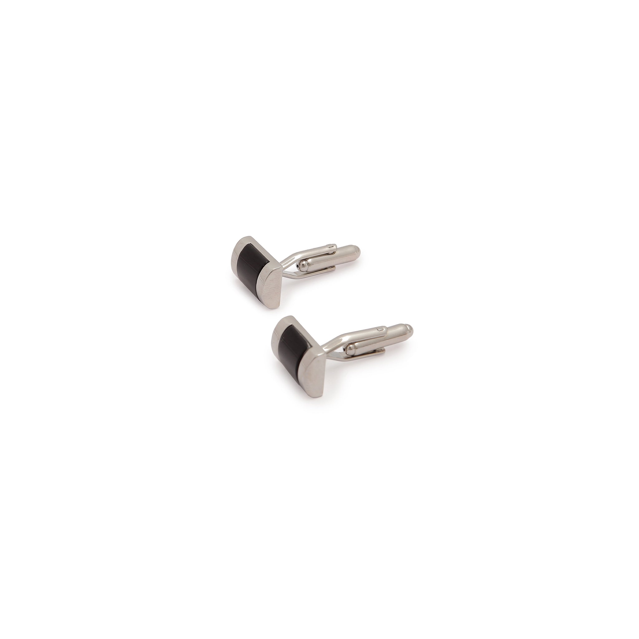 Steel Black Cufflinks