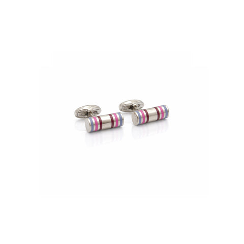 Steel Pink Cufflinks