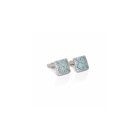 Purple Green Cufflinks