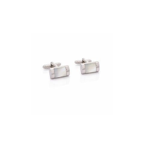 Ivory Steel Cufflink