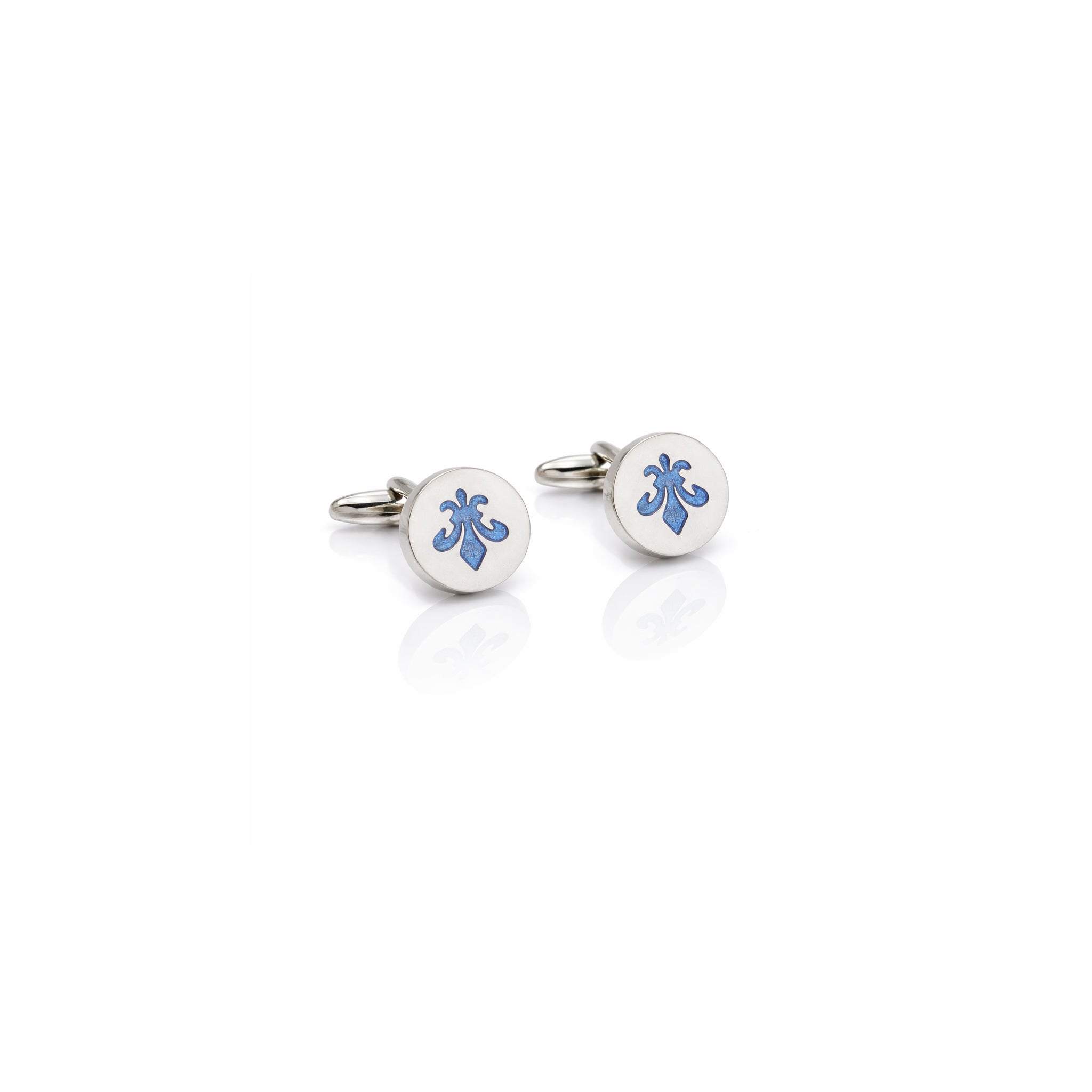 Steel Blue Cufflinks