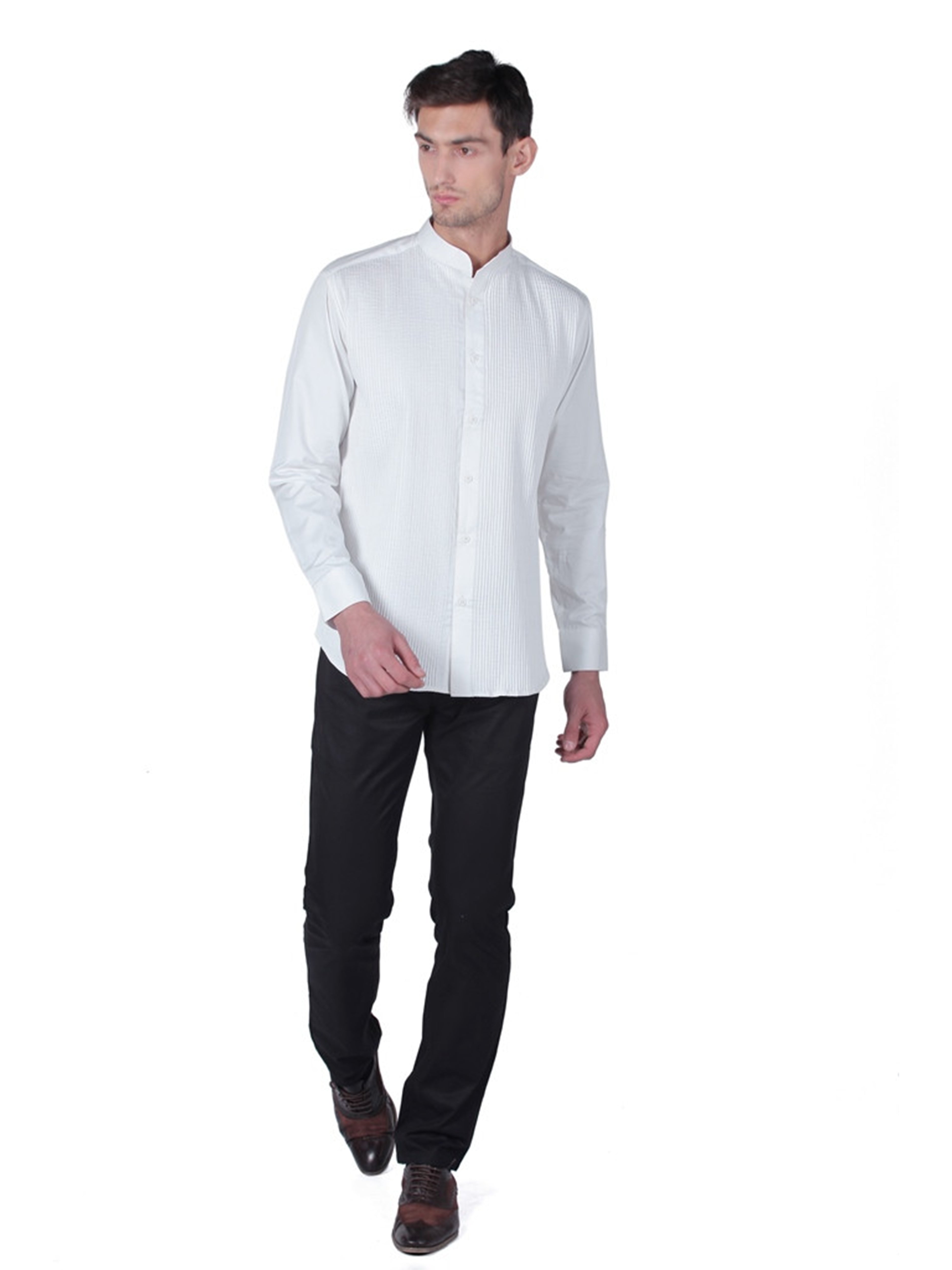 MEN'S COTTON SATIN SHIRT