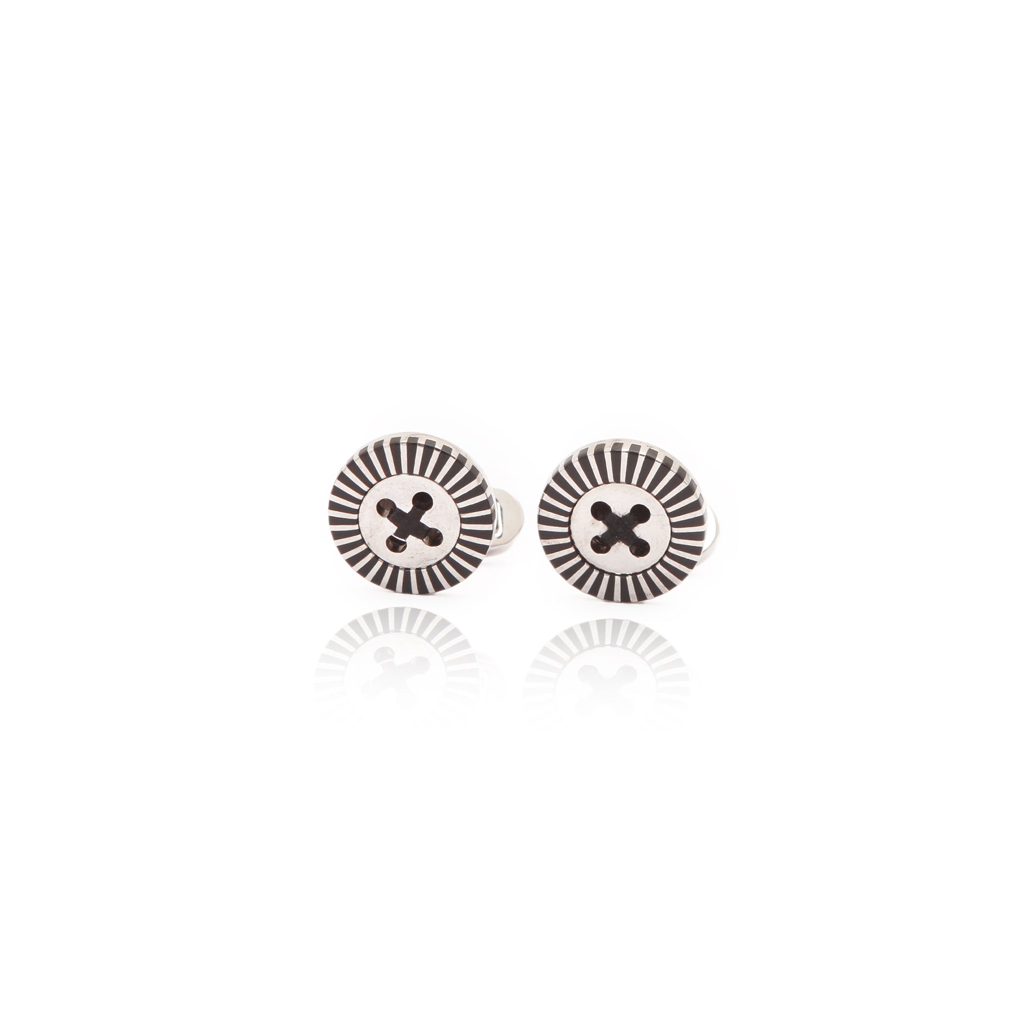 Steel Black Cufflinks