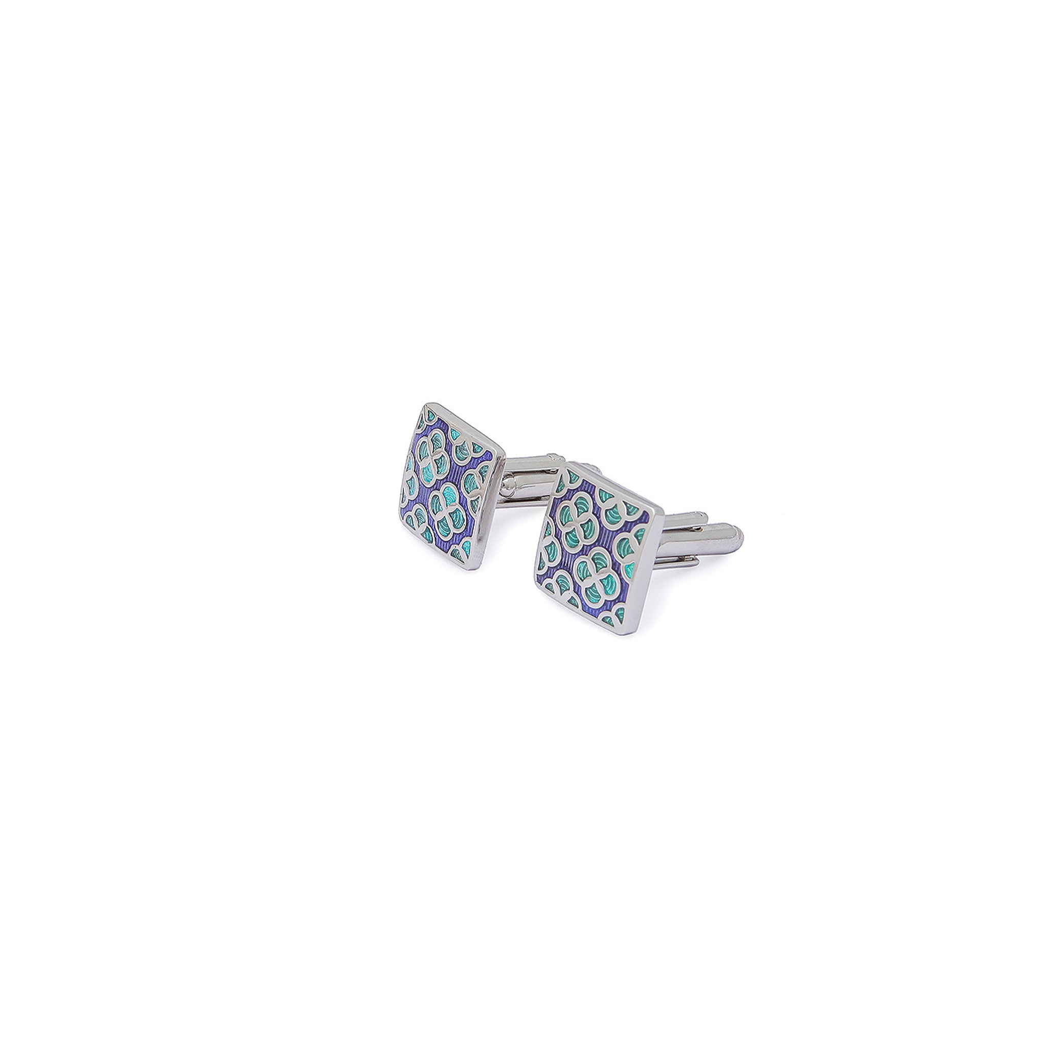 Purple Green Cufflinks