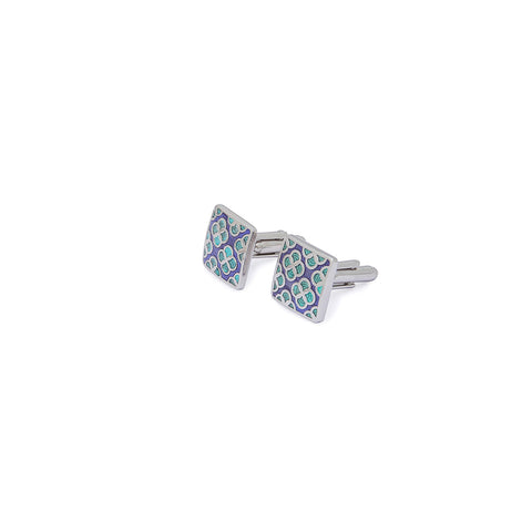 Purple Green Cufflinks