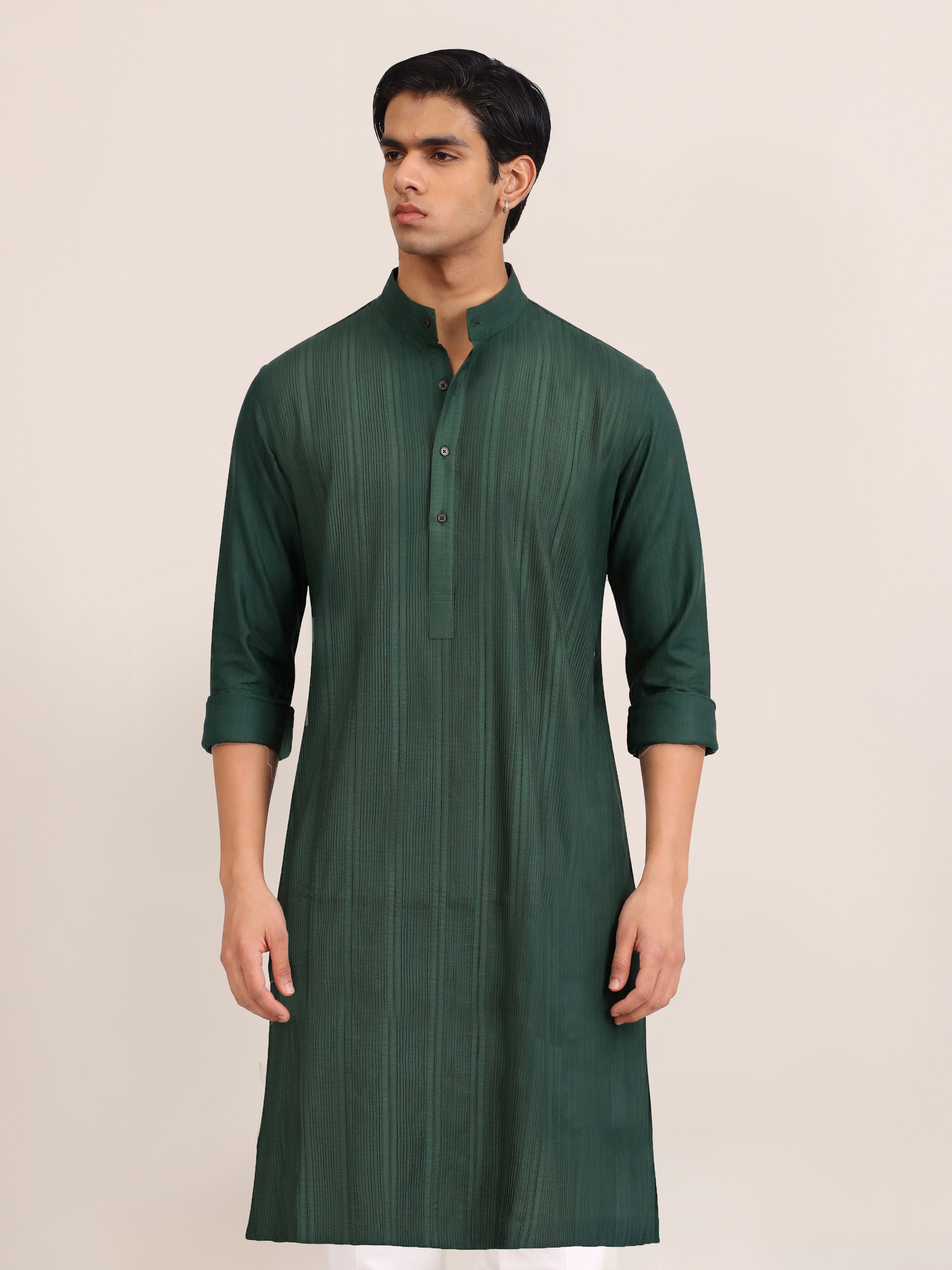 FOREST PINTUCK KURTA