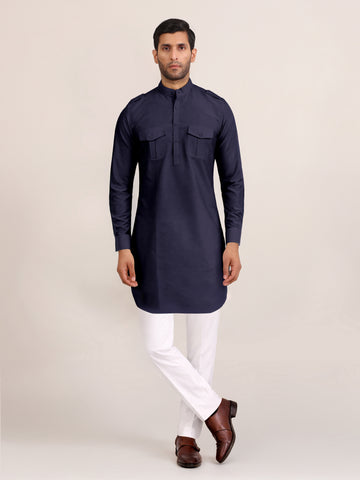 MIDNIGHT UTILITY SHORT KURTA