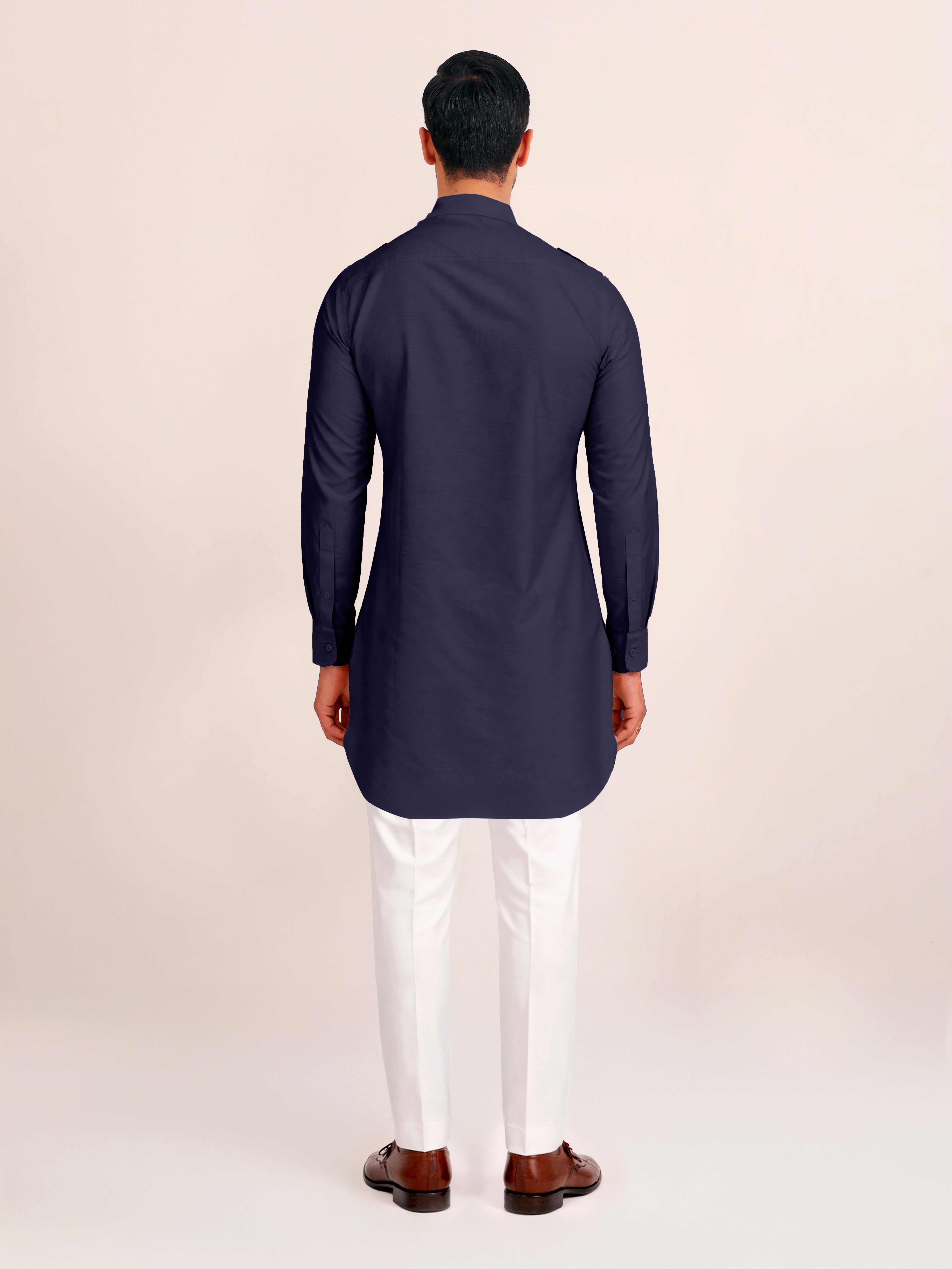 MIDNIGHT UTILITY SHORT KURTA