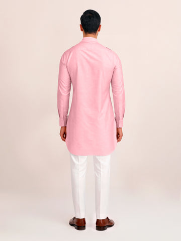 BLUSH FIELD SHORT KURTA