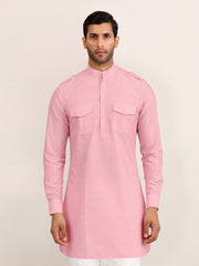 BLUSH FIELD SHORT KURTA