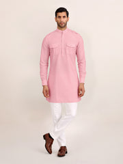 BLUSH FIELD SHORT KURTA