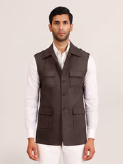 BROWN FIELD WAISTCOAT