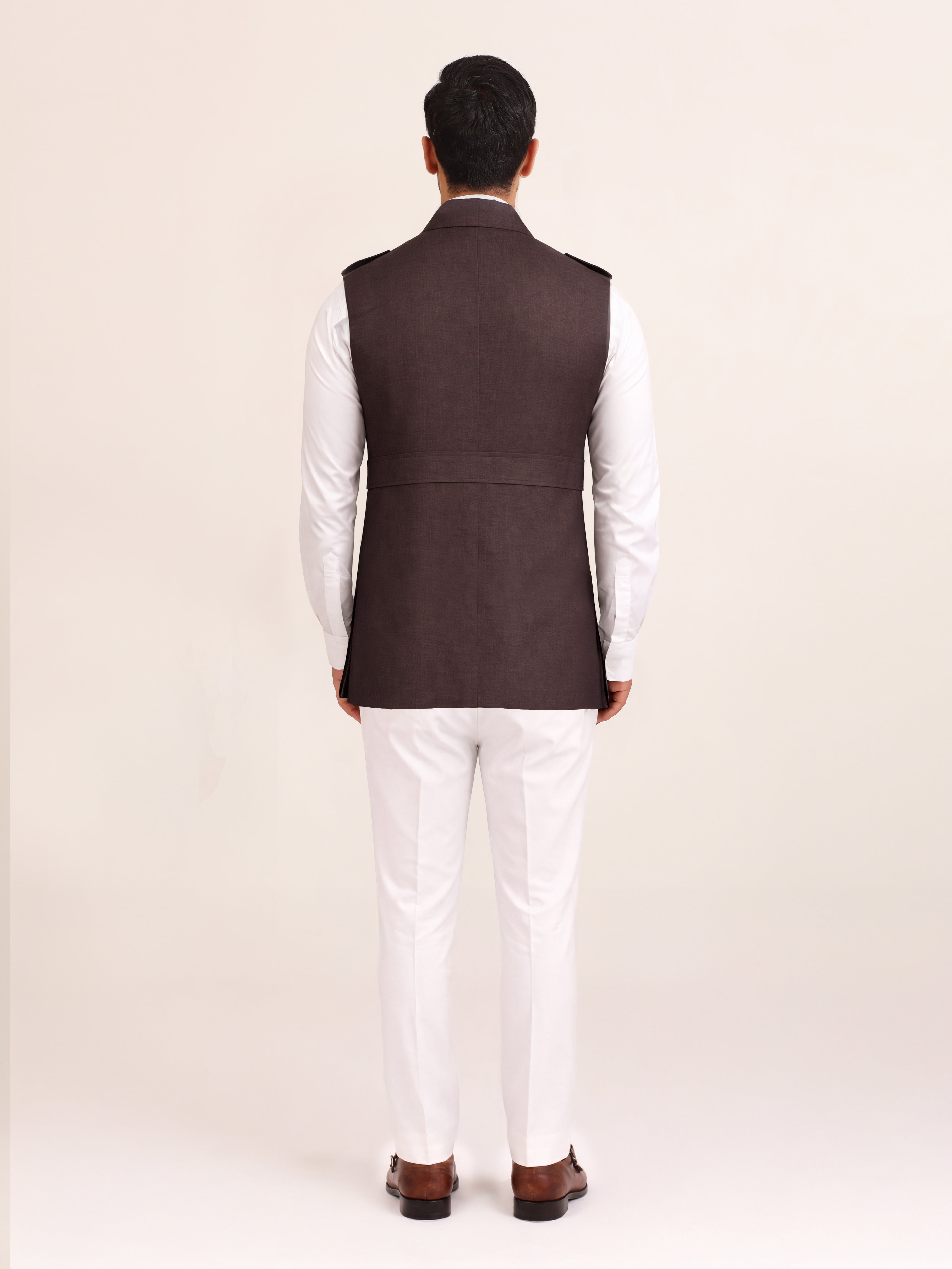 BROWN FIELD WAISTCOAT