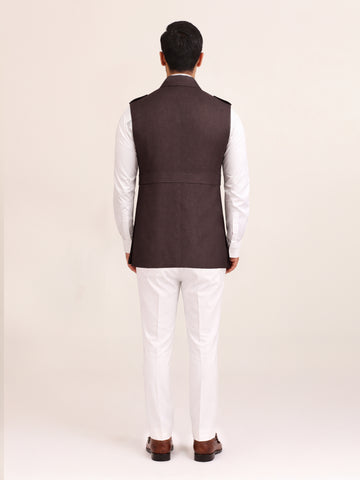 BROWN FIELD WAISTCOAT