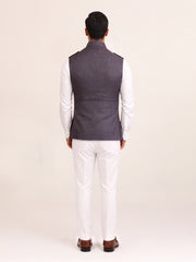 CHARCOAL SAFARI WAISTCOAT
