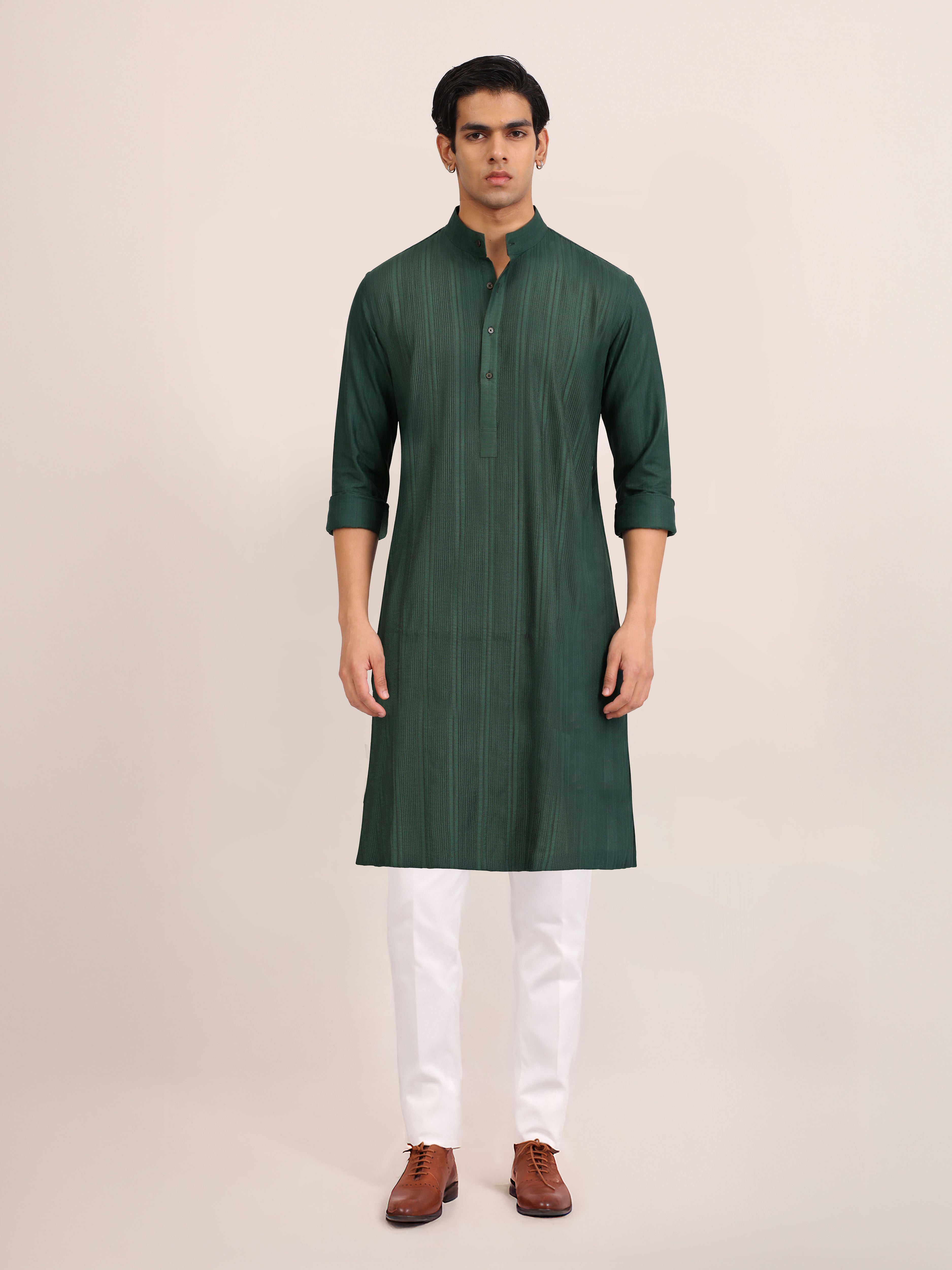 FOREST PINTUCK KURTA
