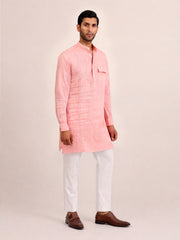 BLUSH EASE LINEN KURTA