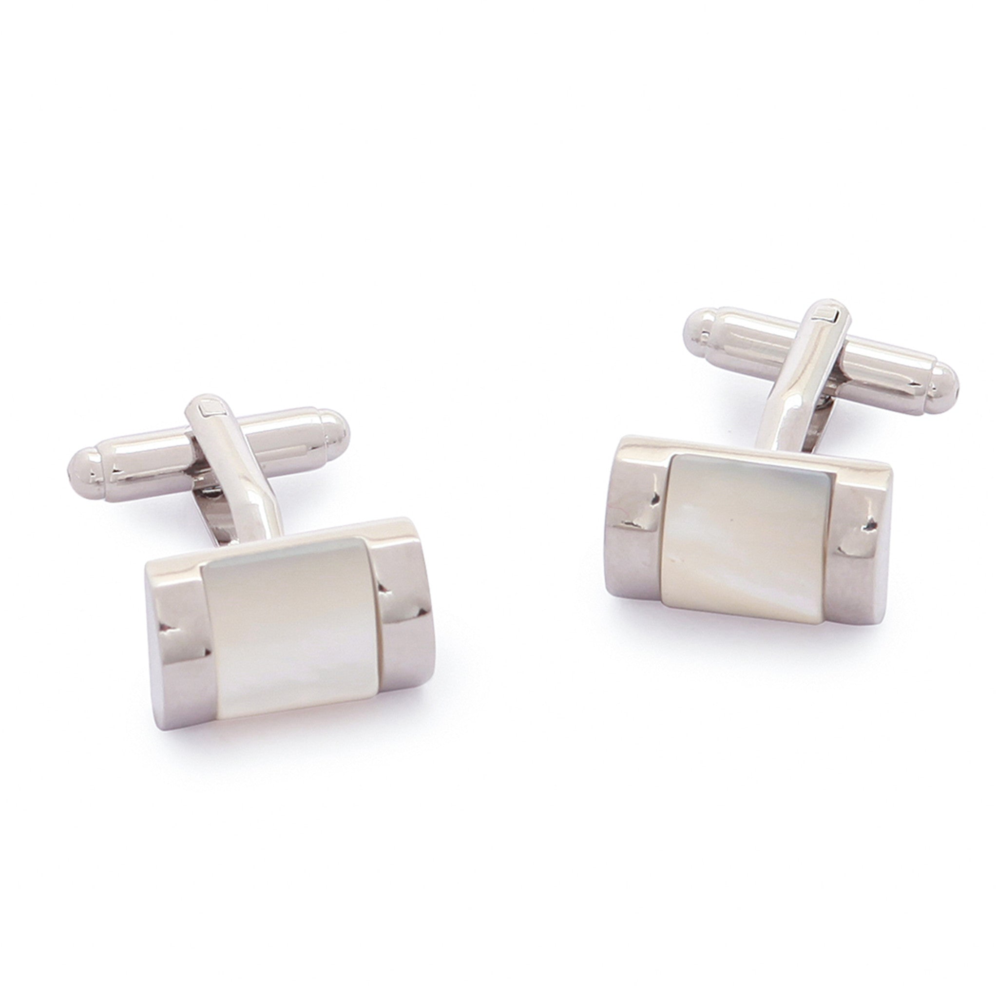 Ivory Steel Cufflink