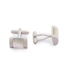 Ivory Steel Cufflink