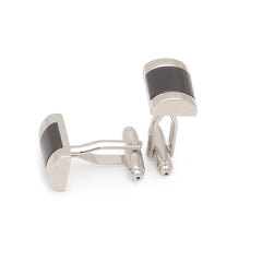 Steel Black Cufflinks