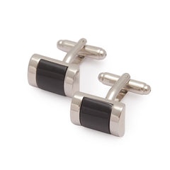 Steel Black Cufflinks