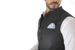 Classic Texture Olive Waistcoat