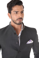 Classic Grey Bandhgala Suit