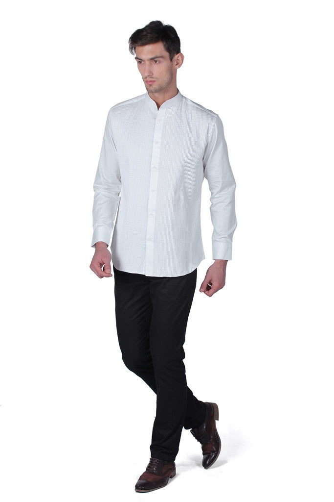 MEN'S COTTON SATIN SHIRT