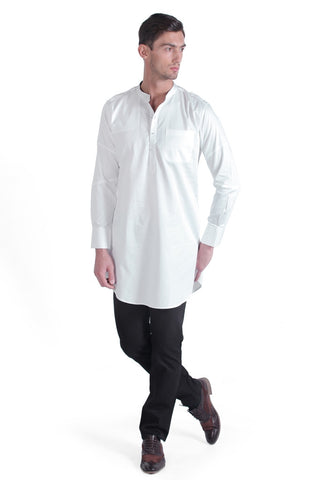 Men's Cotton Satin Silk Kurta