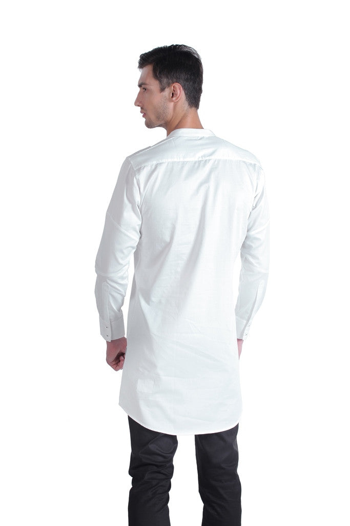 MEN'S COTTON SATIN SILK KURTA