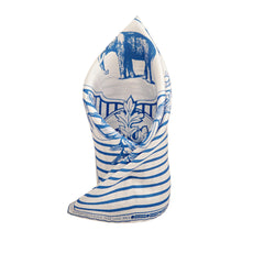Imperial Crest Print Pocket Square