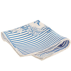 Imperial Crest Print Pocket Square