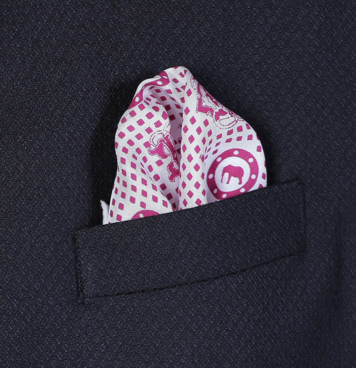 Orange Pocket Square