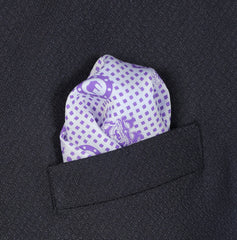 Purple Pocket Square