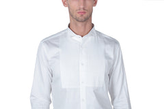 Men's Cotton White Antonio Full Sleeve Shirt