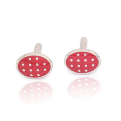 Cherry Red Cufflinks