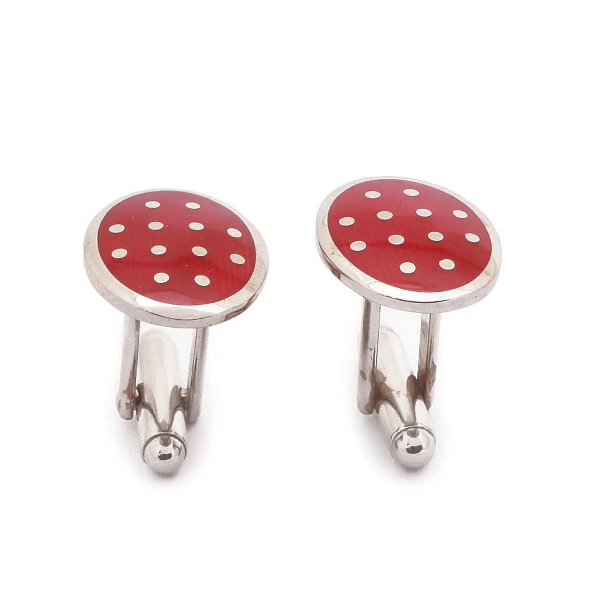 Cherry Red Cufflinks