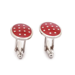 Cherry Red Cufflinks
